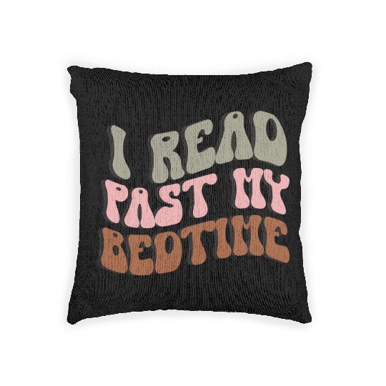 Funny Reading Book Lover Teacher Librarian Woven Pillows