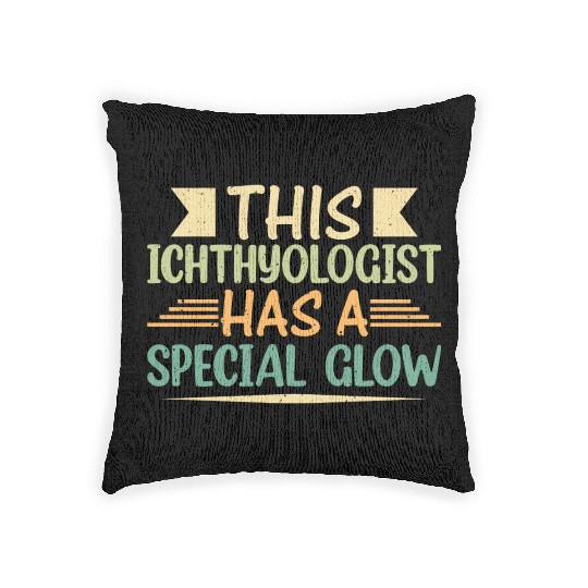 Fish Science Ichthyologist Marine Biologist Woven Pillows