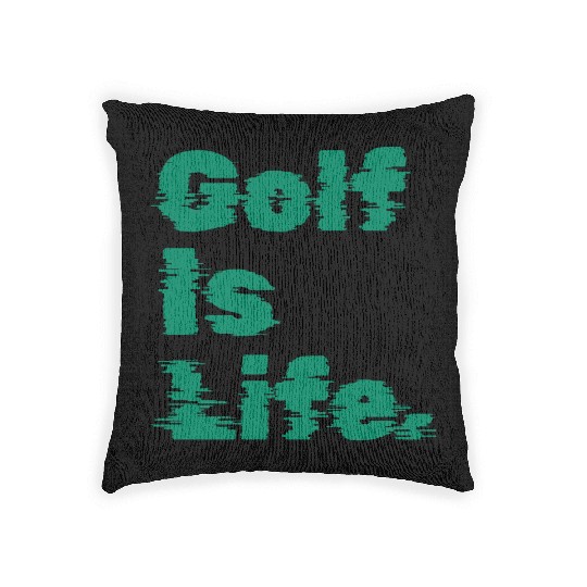 I Like Golfing, Golf Player, Golf Is Life Woven Pillows