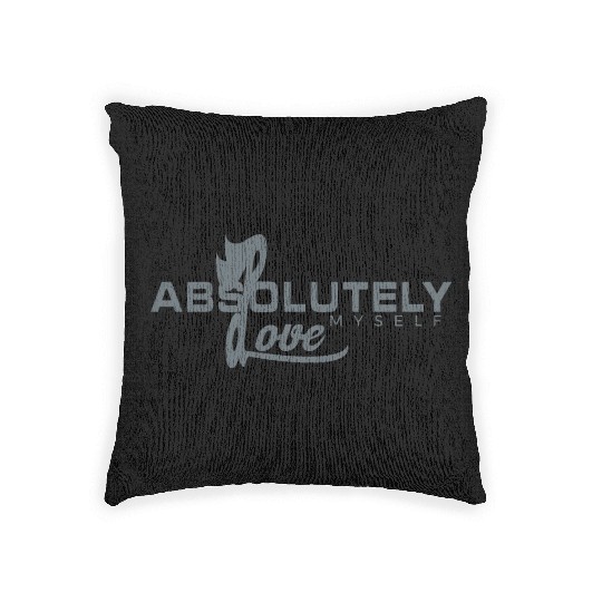 Absolutely Love Myself (Trending) Woven Pillows