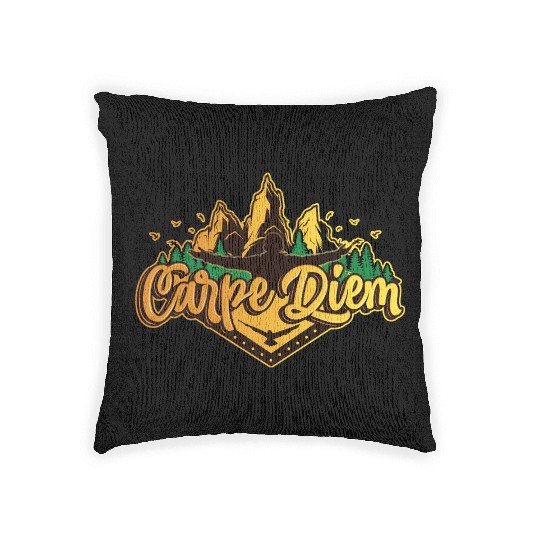 Carpe Diem Woven Pillows