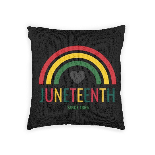 Juneteenth freedom day since 1865t-Woven Pillows