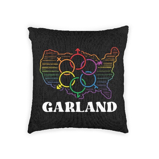 Garland Pride Month Pride Flag LGBT Community LGBT Woven Pillows