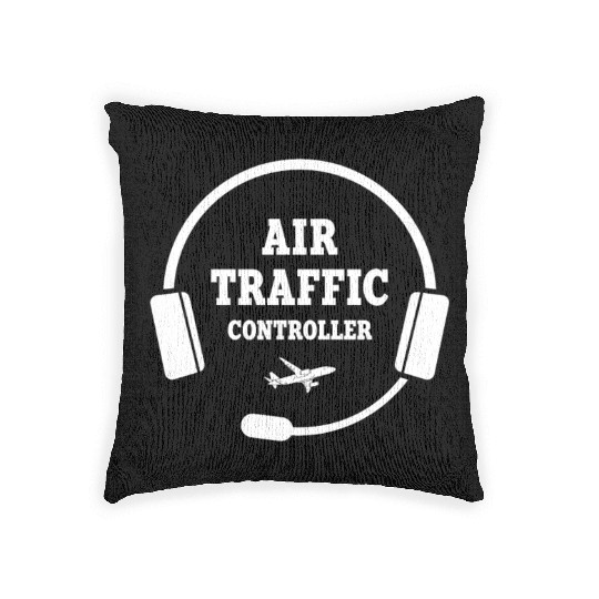 Great Air Traffic Controller Design Woven Pillows