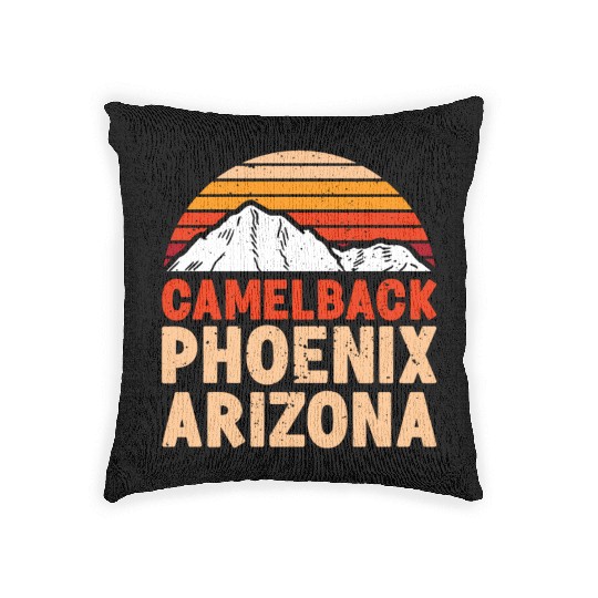 Phoenix Arizonna Mountain fan Summit Climbing Woven Pillows