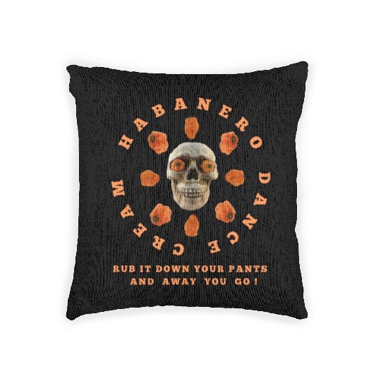 Habanero Dance Cream II Woven Pillows