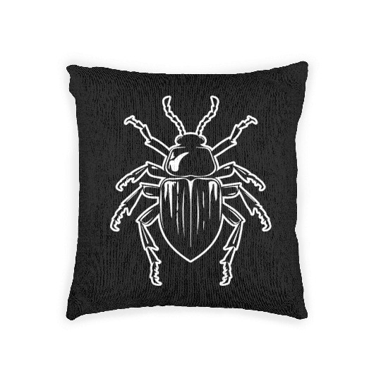 Bug Beetle Insect Woven Pillows