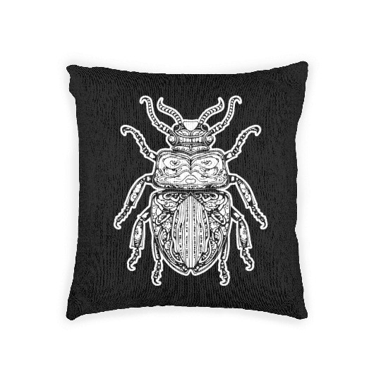 Bug Beetle Insect Woven Pillows