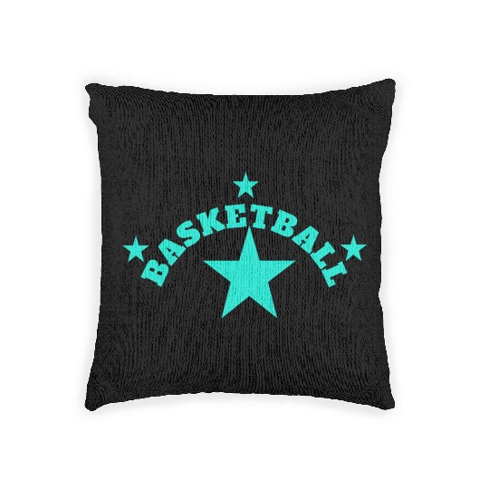 Basketball is a famous and distinctive sport Woven Pillows