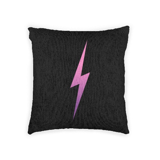 Purple Bolt Woven Pillows