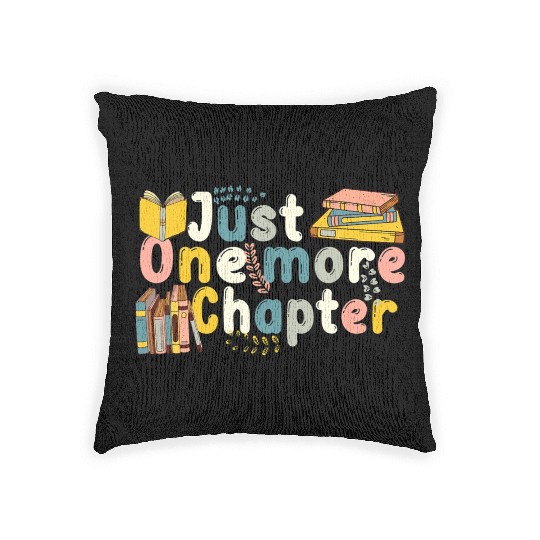 Funny Book Lover Teacher Book Reading Librarian Woven Pillows