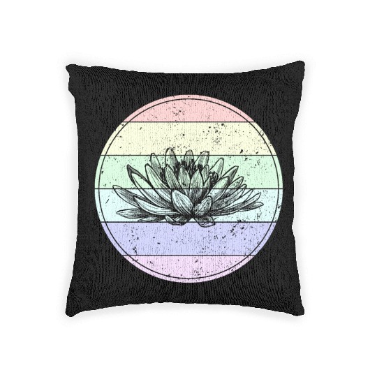 Lotus vintage - Lotus - Lotus - Buddhist Woven Pillows