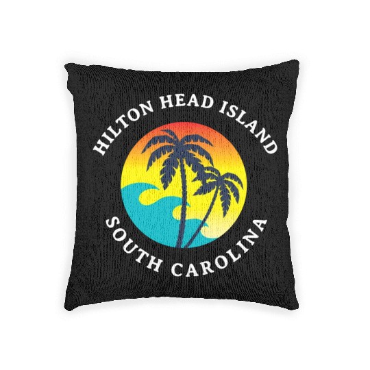Hilton Head Island South Carolina Woven Pillows