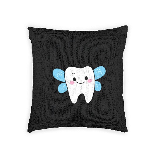 I m Friends With The Tooth Fairy Woven Pillows