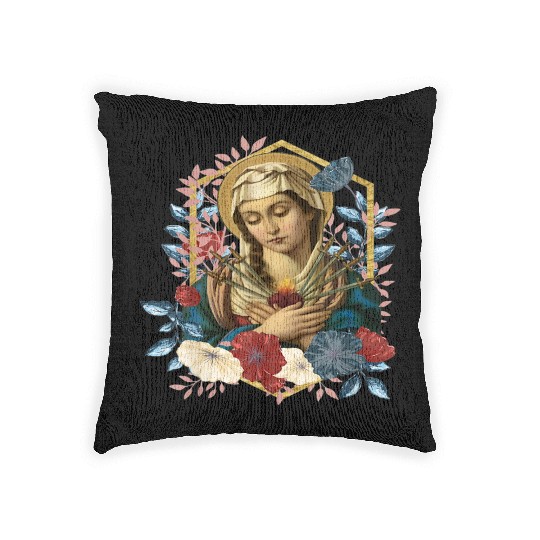 Our Lady of Sorrows Woven Pillows