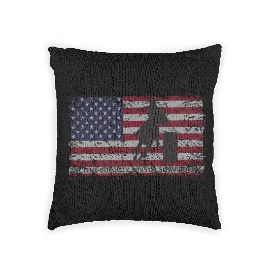 Barrel Racing Horse Racing And Rodeo Woven Pillows