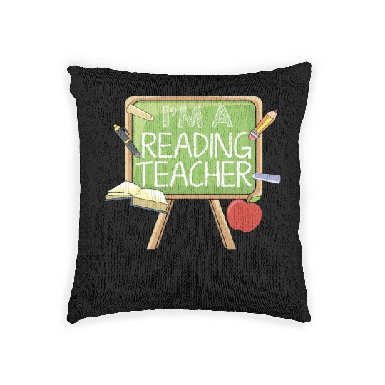 Reading Teacher Woven Pillows
