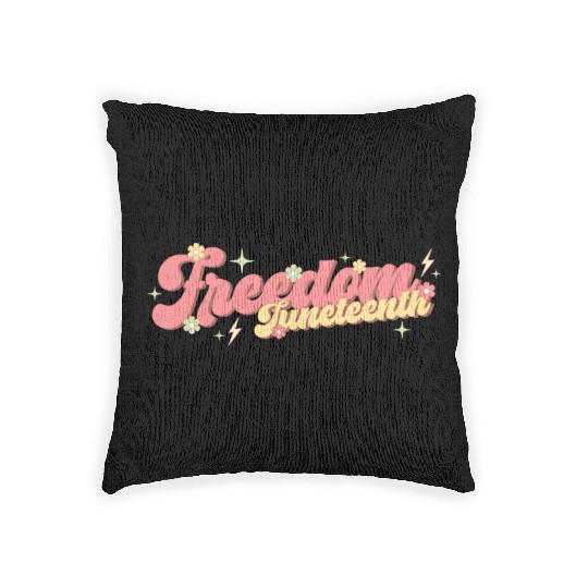 Freedom Juneteenth, Independence Day Woven Pillows