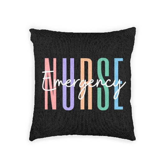 Er Nurse Emergency Room Nurse Registered Nurse Woven Pillows