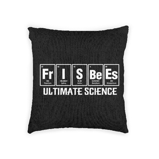 Ultimate Frisbee Player Team Frisbees Ultimate Sci Woven Pillows