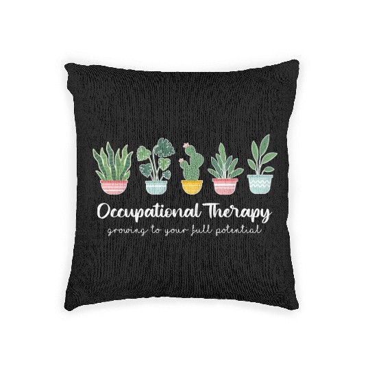 Occupational Therapy Pediatric Therapist Ot Month Woven Pillows