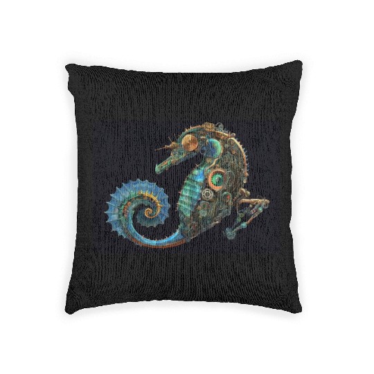 Cybernetic Octopus Woven Pillows