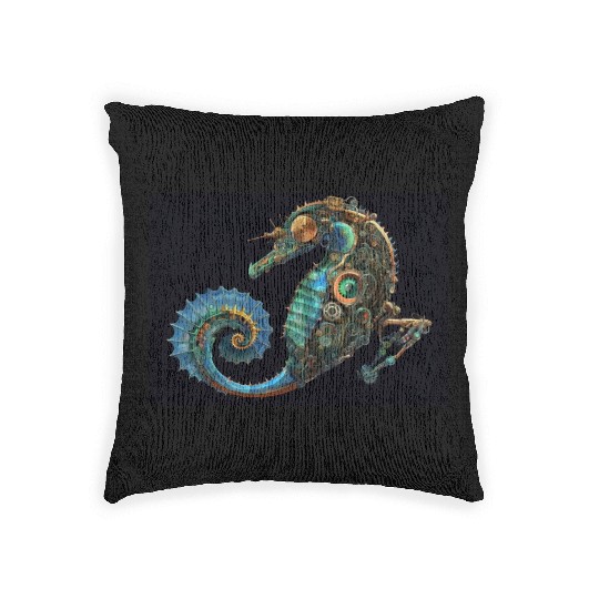 Cybernetic Octopus Woven Pillows