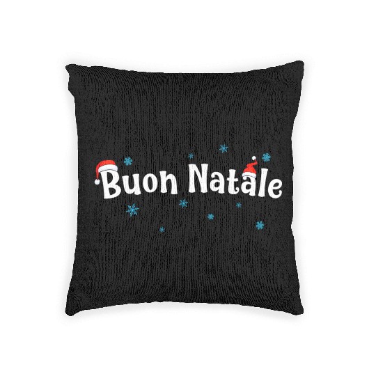 Buon Natale Italian Woven Pillows