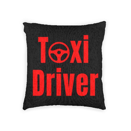 Taxi Driver Woven Pillows
