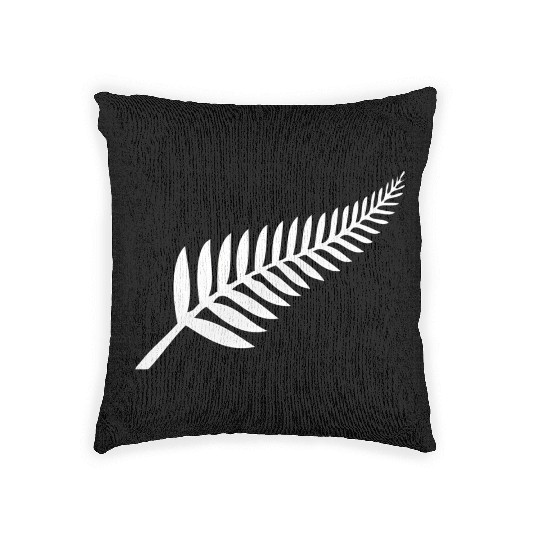New Zealand Silver Fern Kiwi Pride Woven Pillows