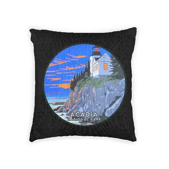 Acadia National Park Woven Pillows