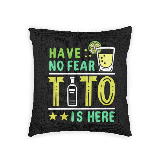 Vodka Tito Is Here Woven Pillows