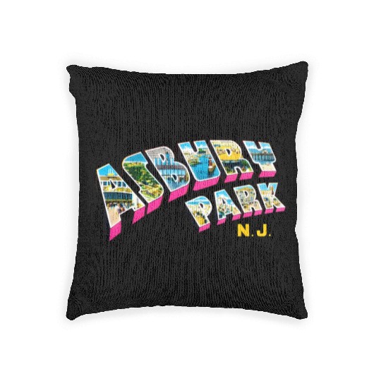 Asbury Park New Jersey Nj Woven Pillows