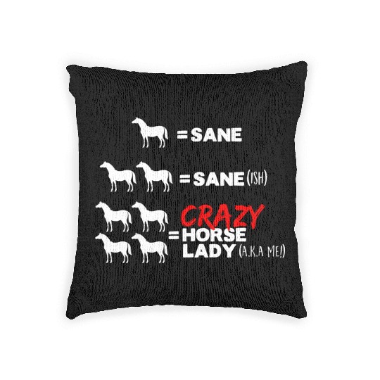 Crazy Horse Lady Woven Pillows