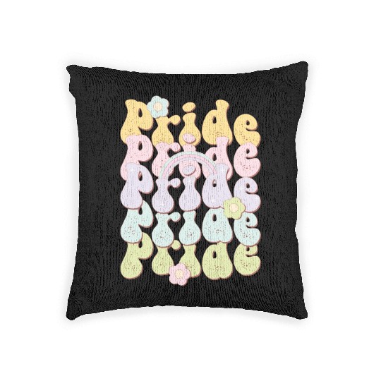 Pride Rainbow, LGBT Pride Month Woven Pillows