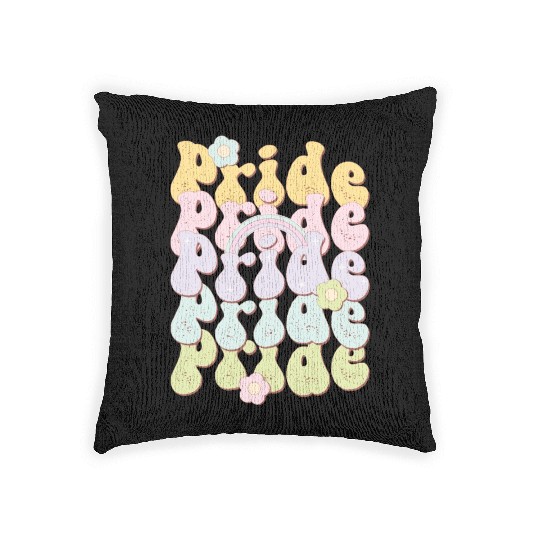 Pride Rainbow, LGBT Pride Month Woven Pillows