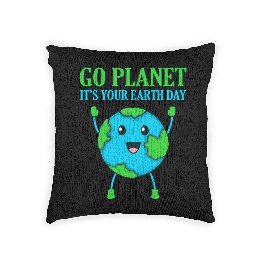 It'S Your Earth Day Planet Save Earth'S Day Woven Pillows