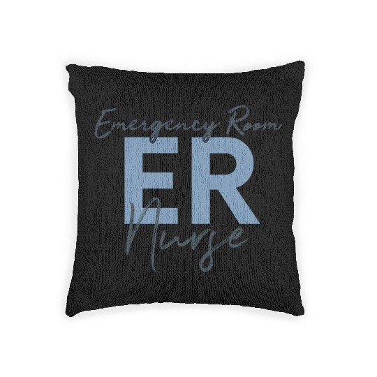 Er Nurse Emergency Room Nurse Registered Nurse Woven Pillows