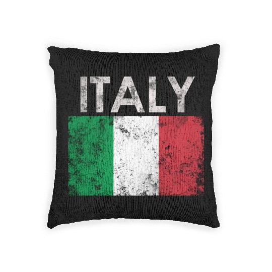 Italy Italia Italian Flag Pride Woven Pillows
