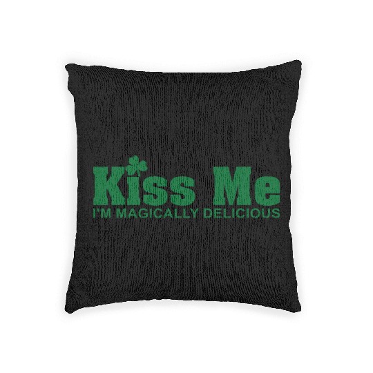 Kiss Me I'm Magically Delicious Woven Pillows