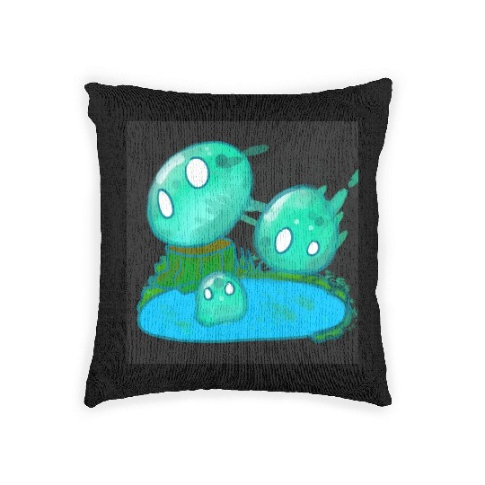 Swamp Slime Woven Pillows