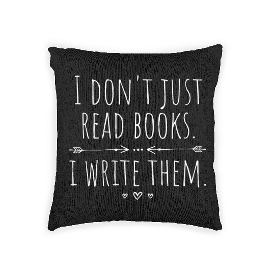 I Write BooAuthor Writer Woven Pillows