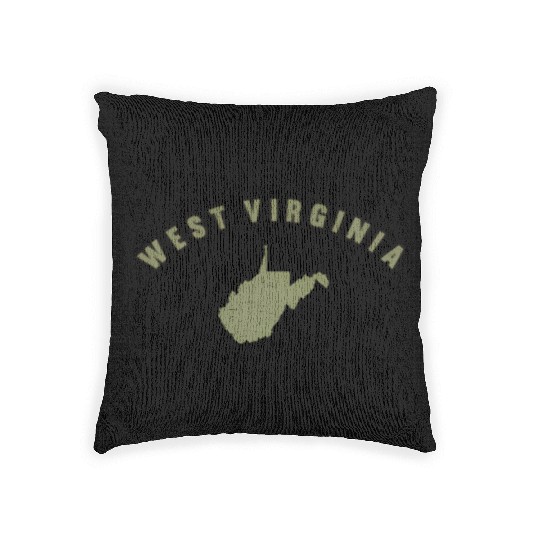 Wv Home State Mens Sports West Virginia Woven Pillows