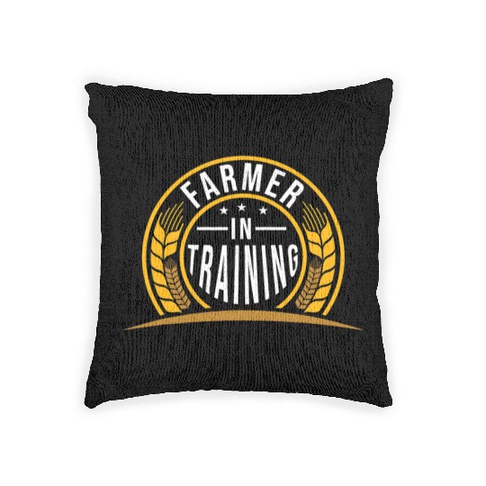 Farmer Farm Tractor Farming Agriculture Farmer In Woven Pillows