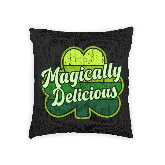 St Patric Day 2021 Magically Delicious Luck Woven Pillows