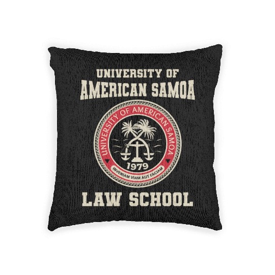 University Of American Samoa Law School Woven Pillows
