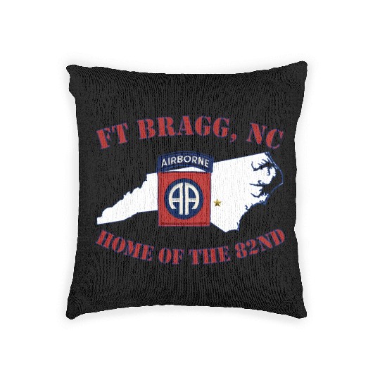 Fort Bragg Military Base-Army Post-Fayetteville Nc Woven Pillows