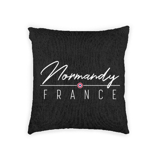 Normandy France Woven Pillows