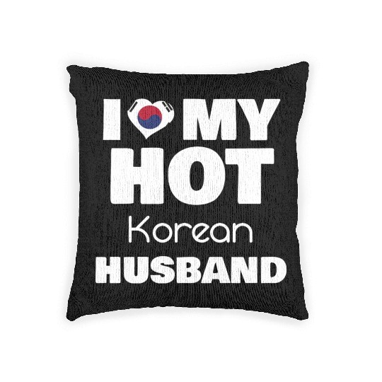 Married To Hot Korea Man I Love My Hot Korean Woven Pillows