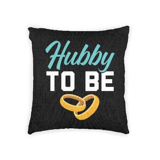 Bride And Groom Wedding Day Marriage Just Married Woven Pillows